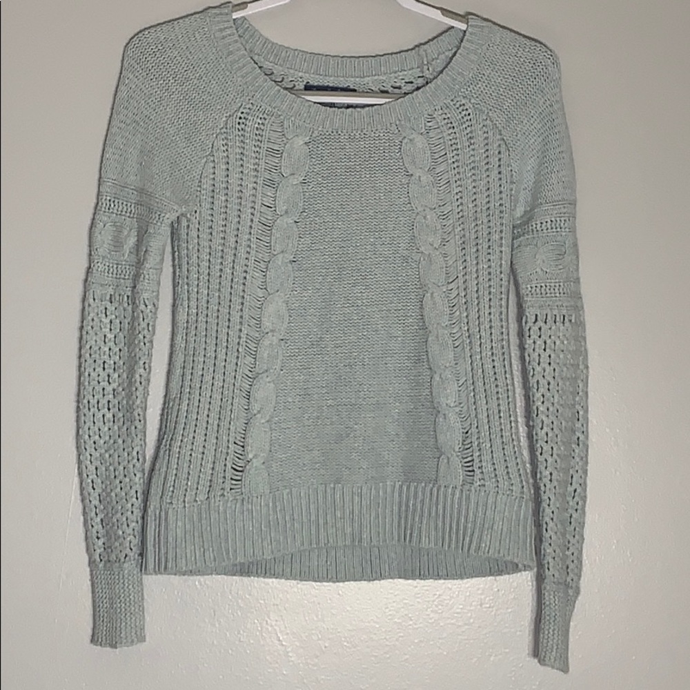 America Eagle Outfitters Knit Sweater women xs icy blue